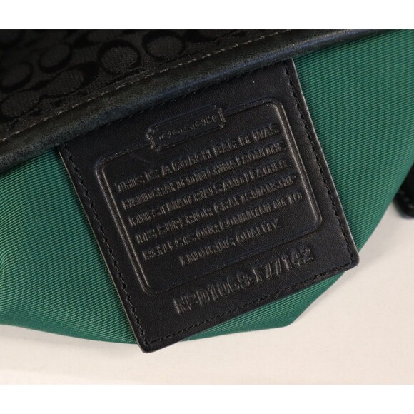 Coach D1069-F77142 Extra Large Signature Tote Bag Jacquard Canvas Zip Top Black - Picture 2 of 16